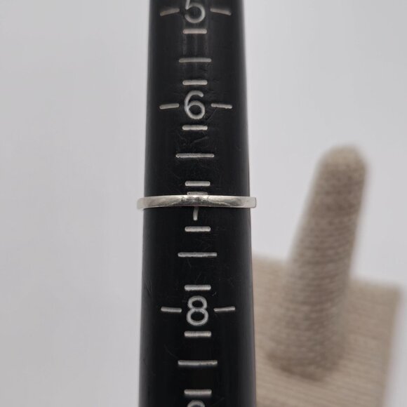 Size 7 Sterling Silver And 10K Gold Leaf Accents Ring A1897 - Picture 7 of 9